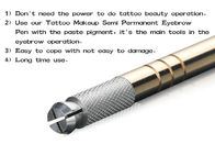 ابزاری دست ساز لوازم آرایشی و بهداشتی ابرو میکروبلیدینگ قلم دستی تاتو طلایی