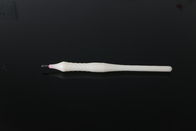 White Disposable Tattoo Eyebrow Pen / Eyebrow Shading Pen With #21 Blade