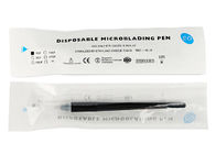 ابزارهای آرایشی دائمی کلاسیک سیاه، قلم تیتانیوم Microblading با کلاه
