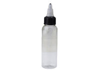 Black Glass Tattoo Ink Bottles , Semi Paste Cosmetic 1 Oz Squeeze Bottle